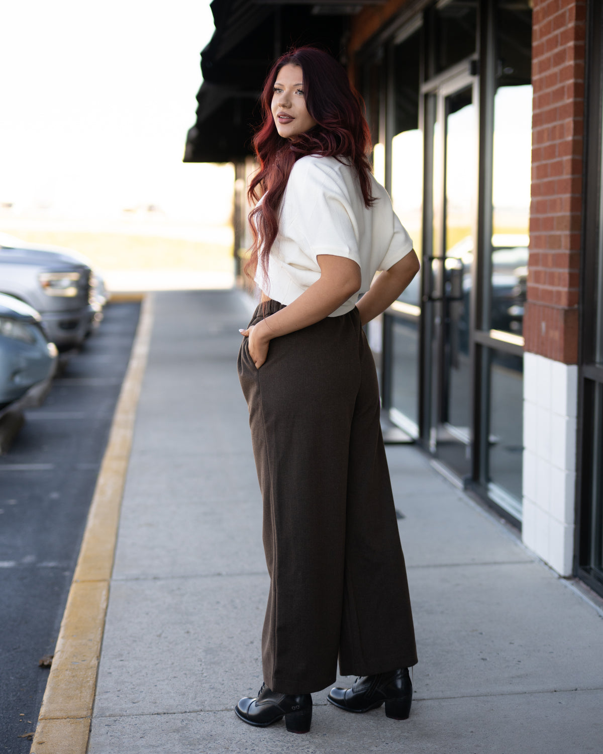 Paper Boy Wide Leg Pants