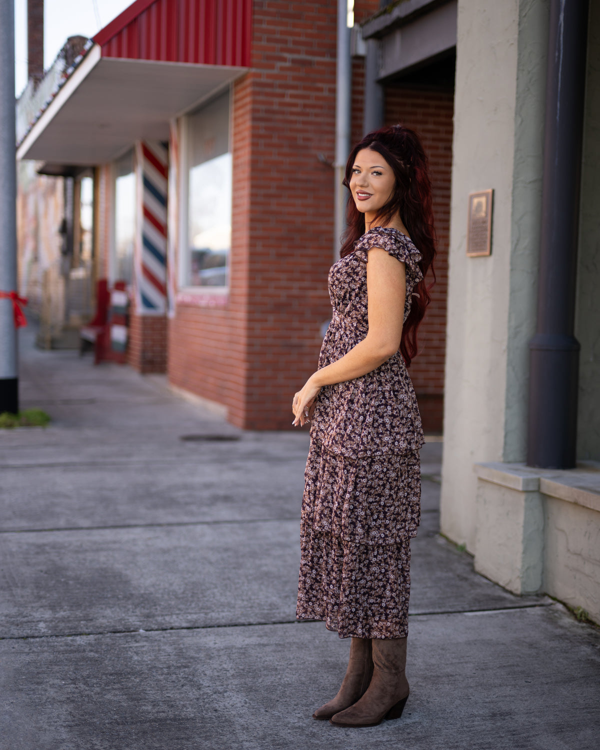 Sunset Meadow Maxi Dress