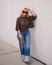 Pointelle Knit Sweater