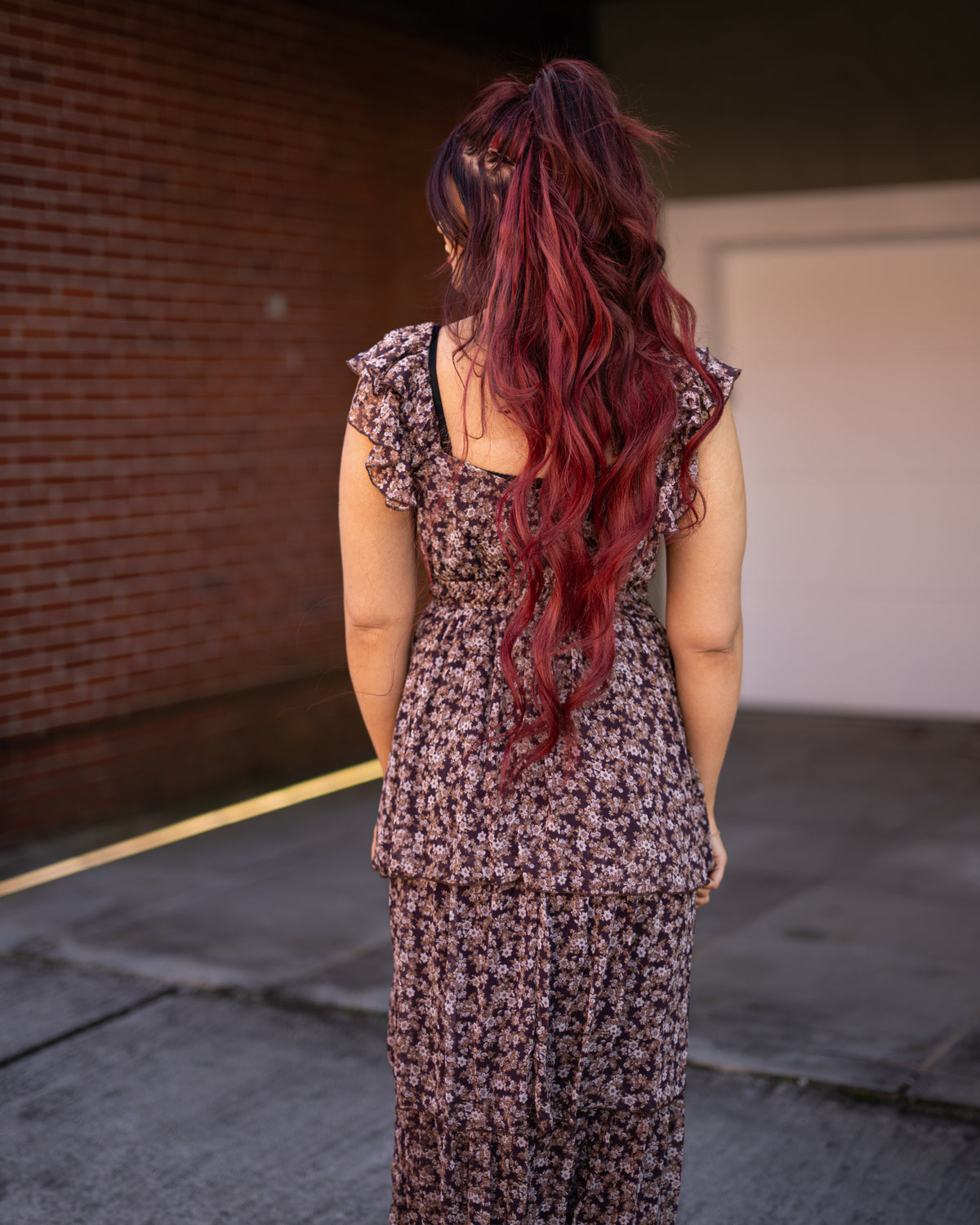 Sunset Meadow Maxi Dress