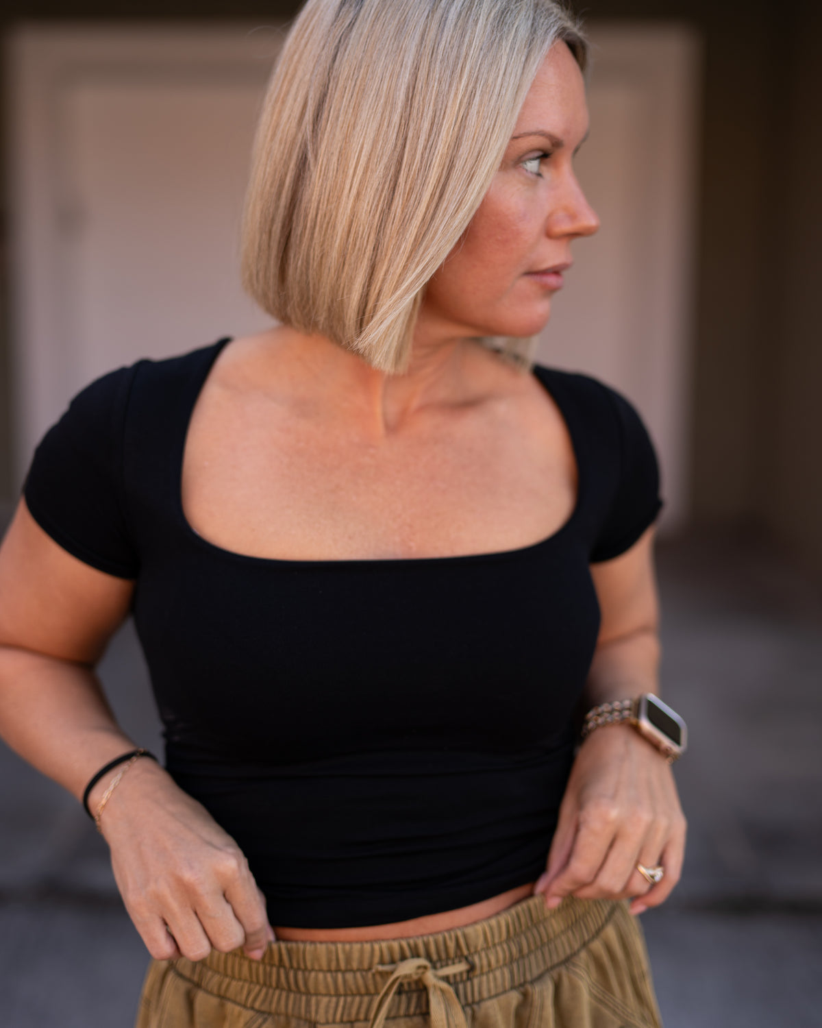 Free People Clean Lines Baby Tee