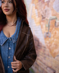 Saddlebound Faux Leather Jacket