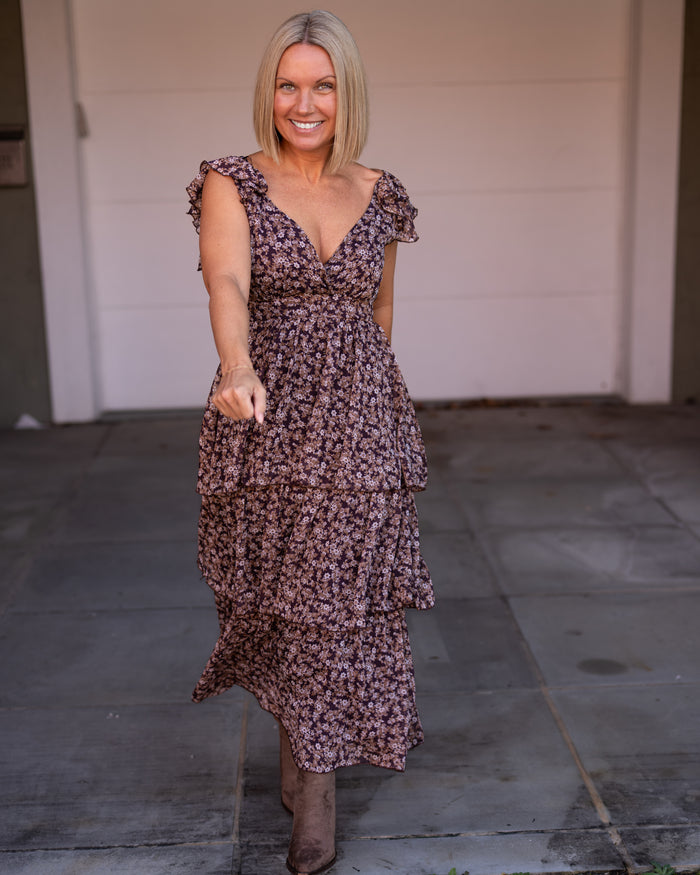 Sunset Meadow Maxi Dress