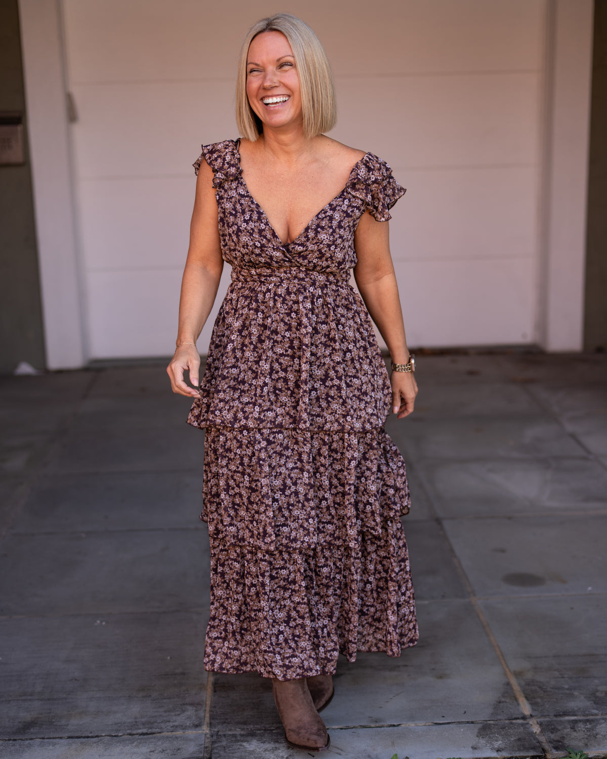 Sunset Meadow Maxi Dress