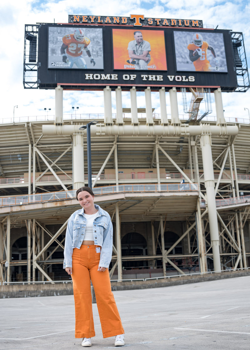 Rivalry Runway Univ of TN Campus Skyline Denim Jacket