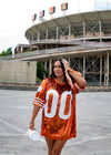 Orange & White 00 Sequin Dress