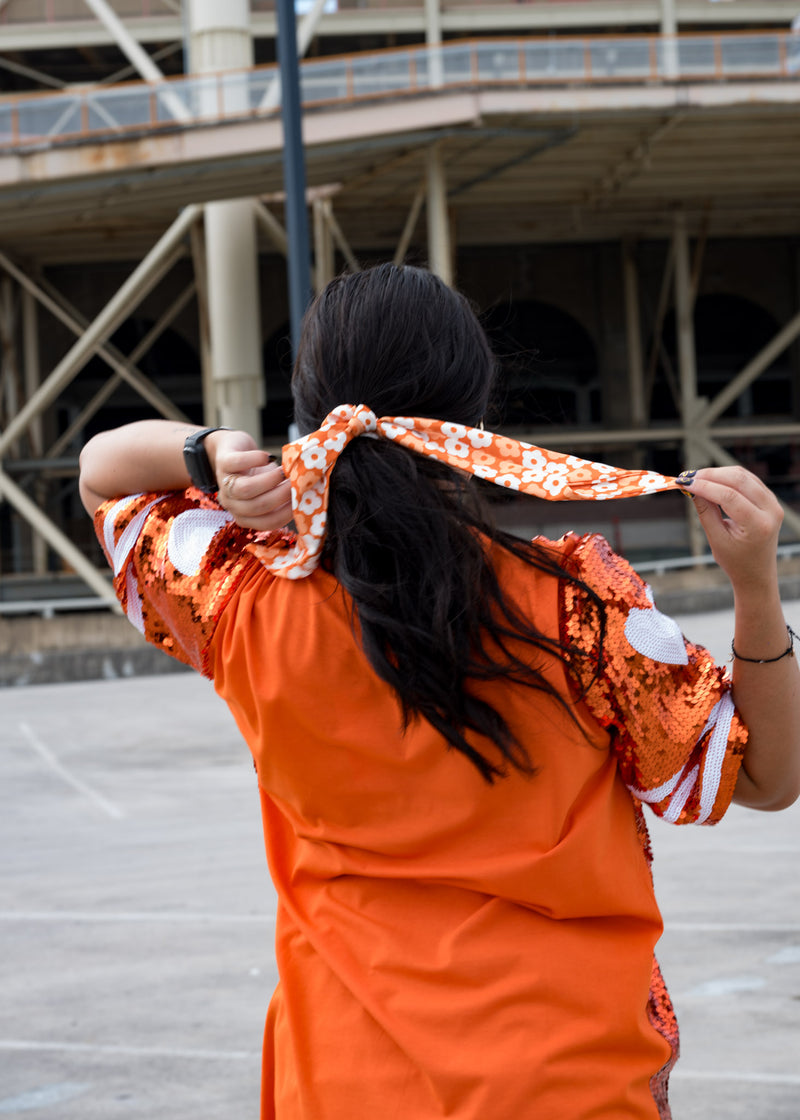 Orange Hair Scarf