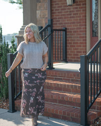 Sadie & Sage Effortless Cable Knit Sweater