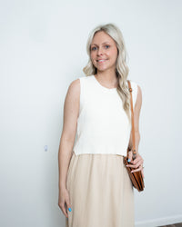 Mixed Media Midi Dress