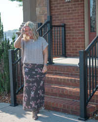 Sadie & Sage Effortless Cable Knit Sweater