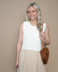 Mixed Media Midi Dress