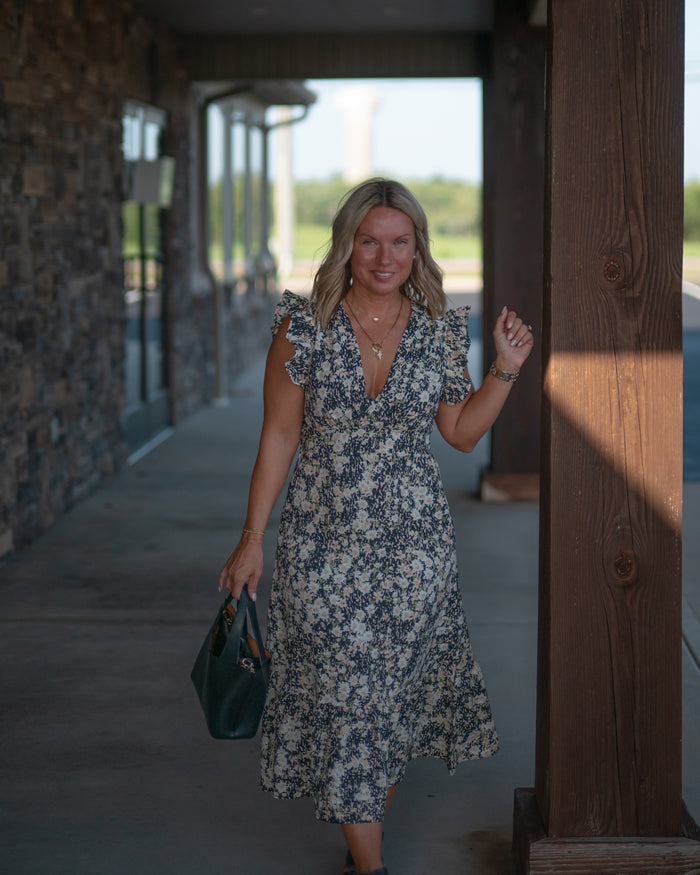 Sadie & Sage Painted Fields Midi Dress