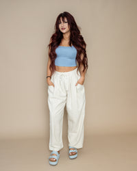 Free People Chambers Laidback Pull On Pants in Summer Sand