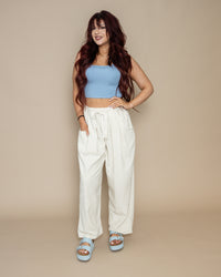Free People Chambers Laidback Pull On Pants in Summer Sand