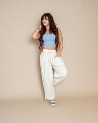 Free People Chambers Laidback Pull On Pants in Summer Sand