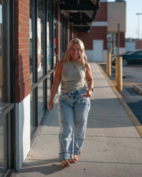 Sadie & Sage Ronan Mock Neck Tank