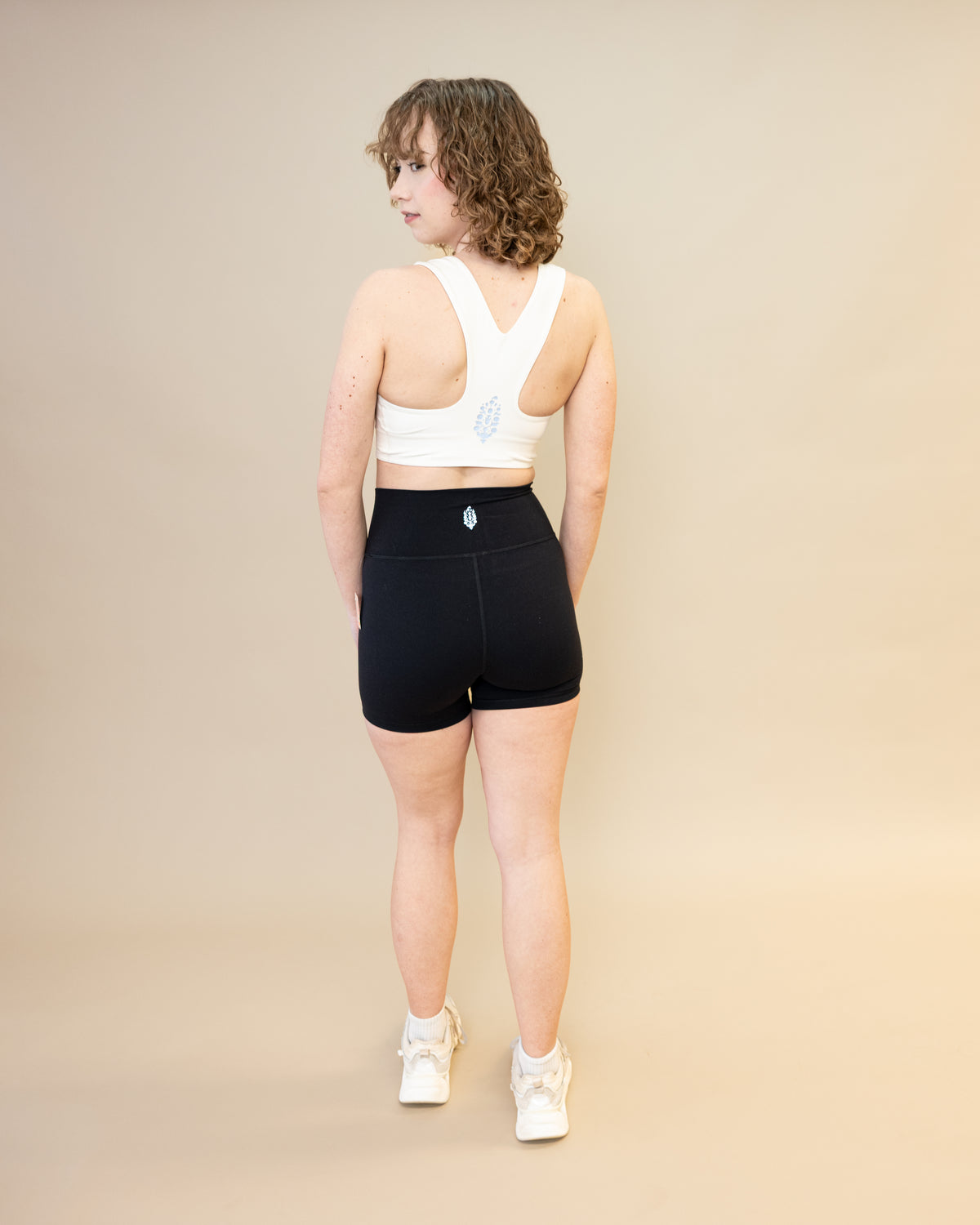 Free People Never Better Silicone Logo Biker Shorts