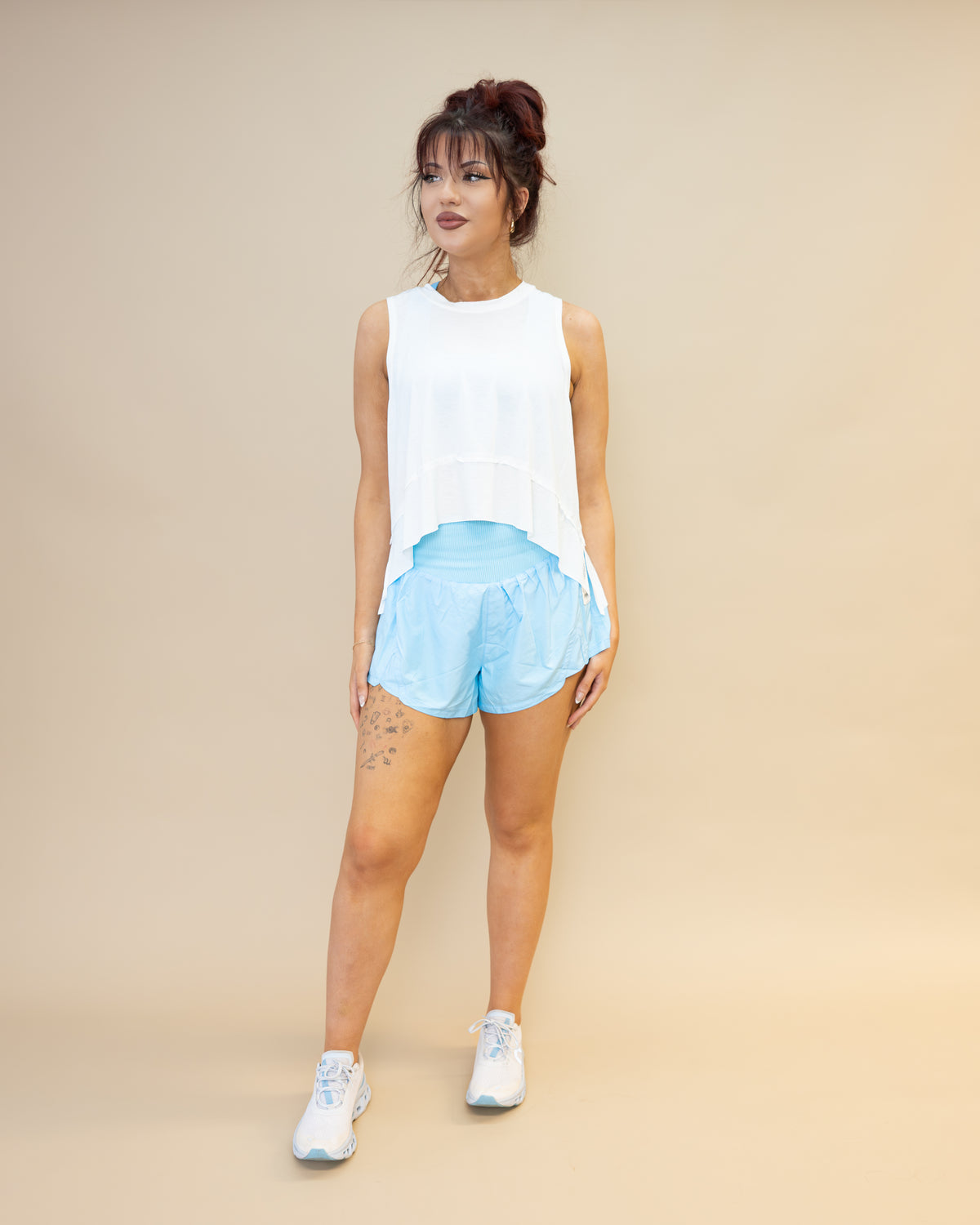 Free People Carpe Diem Shorts in Bright Blue