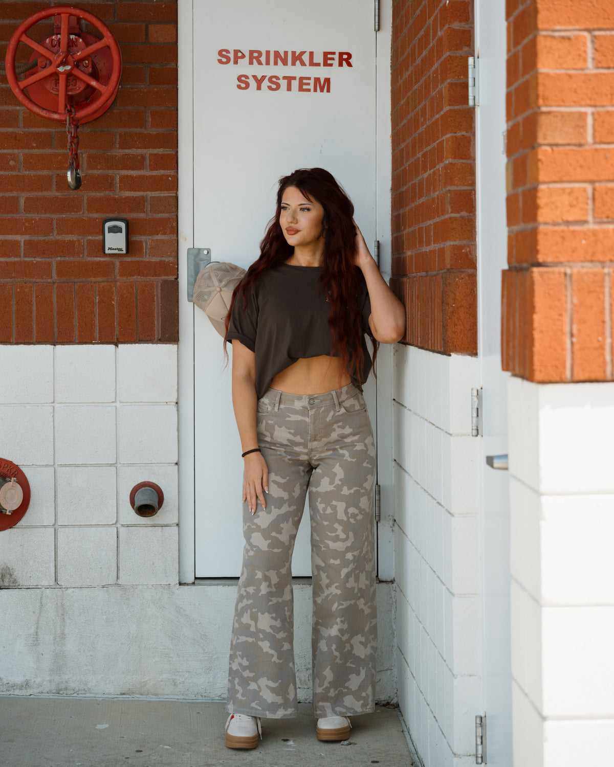 Jane's Camo Wide Leg Jeans