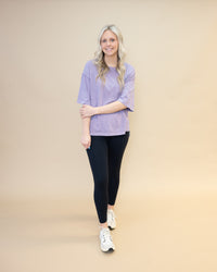Free People We the Free Oversized Tee in Plum Ash