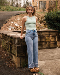 Dream On Embroidered Denim Jeans