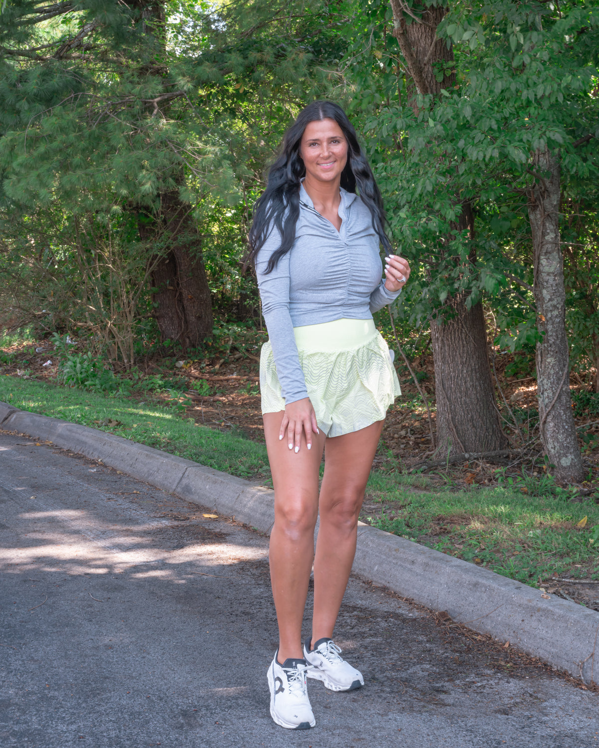 Free People Carpe Diem Reflective Shorts