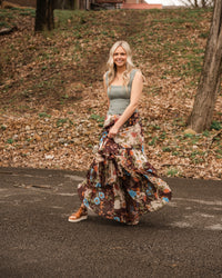 Free People Love Letter Cami Forest Run