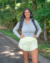 Free People Carpe Diem Reflective Shorts