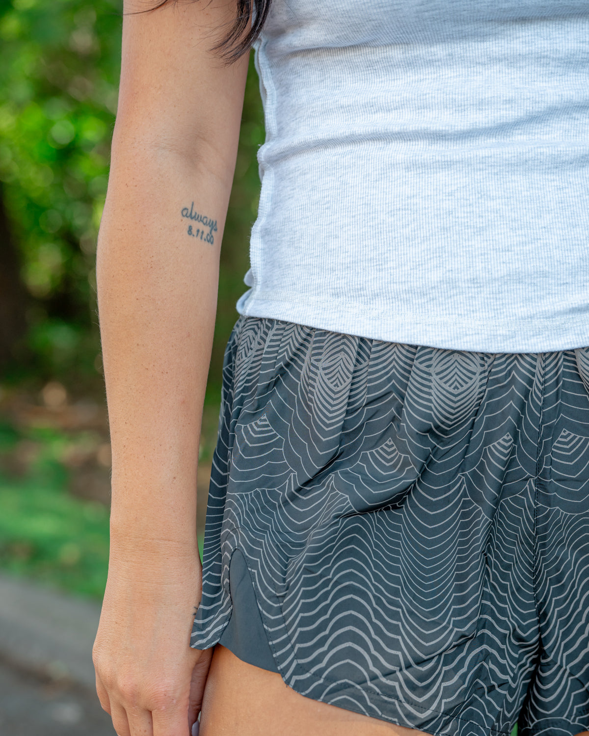 Free People Carpe Diem Reflective Shorts