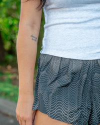 Free People Carpe Diem Reflective Shorts
