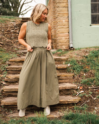 Sage the Label Succulent Sweater Tank