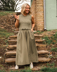 Sage the Label Succulent Sweater Tank