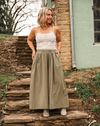 Dry Herb Wide Leg Pants