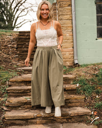 Dry Herb Wide Leg Pants