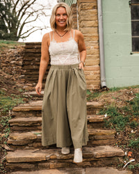 Dry Herb Wide Leg Pants