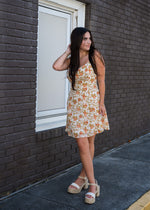 Orange Posies Dress