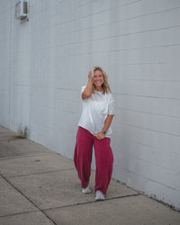 Free People Nina Tee in Ivory