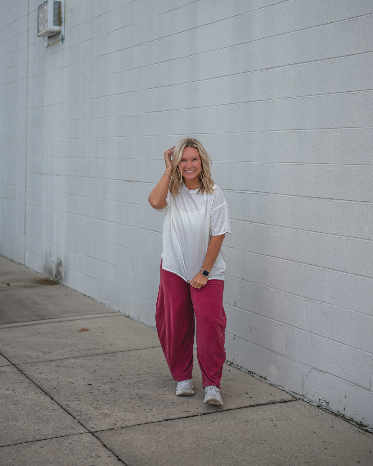 Free People Nina Tee in Ivory