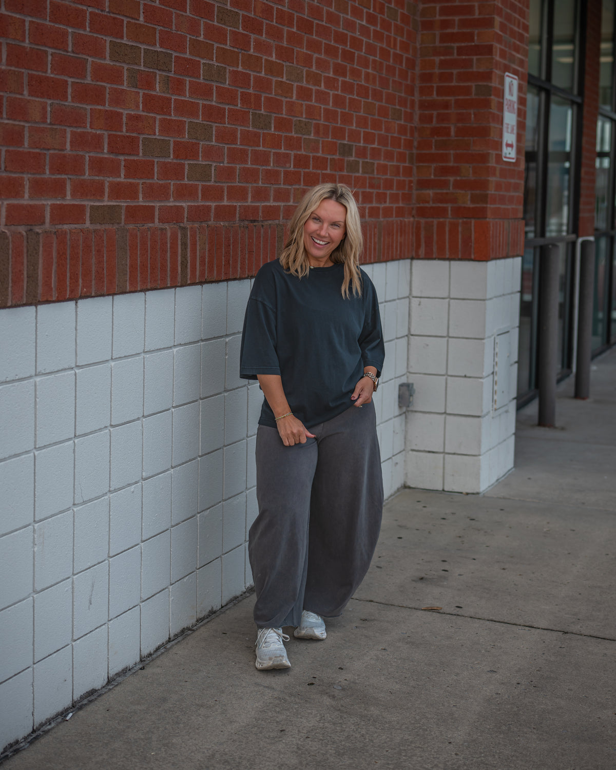 Free People Hot Shot Easy Pant in Vintage Black