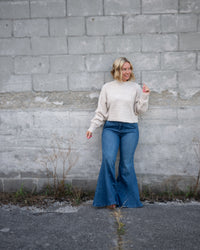 Heather Cozy Knit Sweater