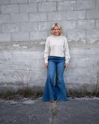 Heather Cozy Knit Sweater