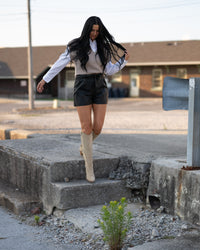 Mixed Media Layered Sweater