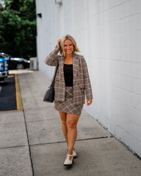 Sadie & Sage Gossip Girl Plaid Mini Skirt