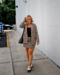 Sadie & Sage Gossip Girl Plaid Mini Skirt