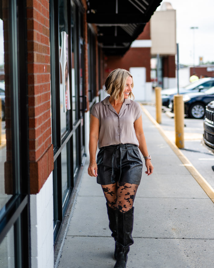 Free People Flocked Floral Tights