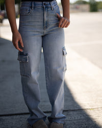 Logan Cargo Dad Jeans