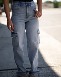 Logan Cargo Dad Jeans