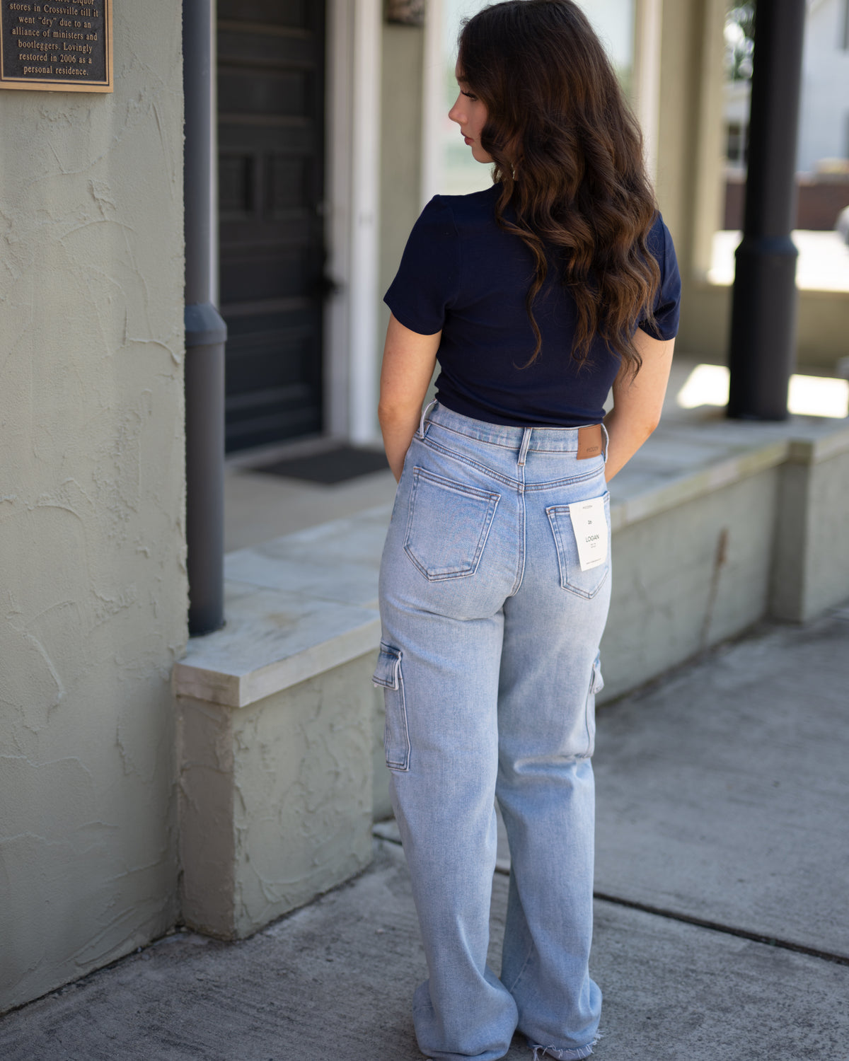 Logan Cargo Dad Jeans