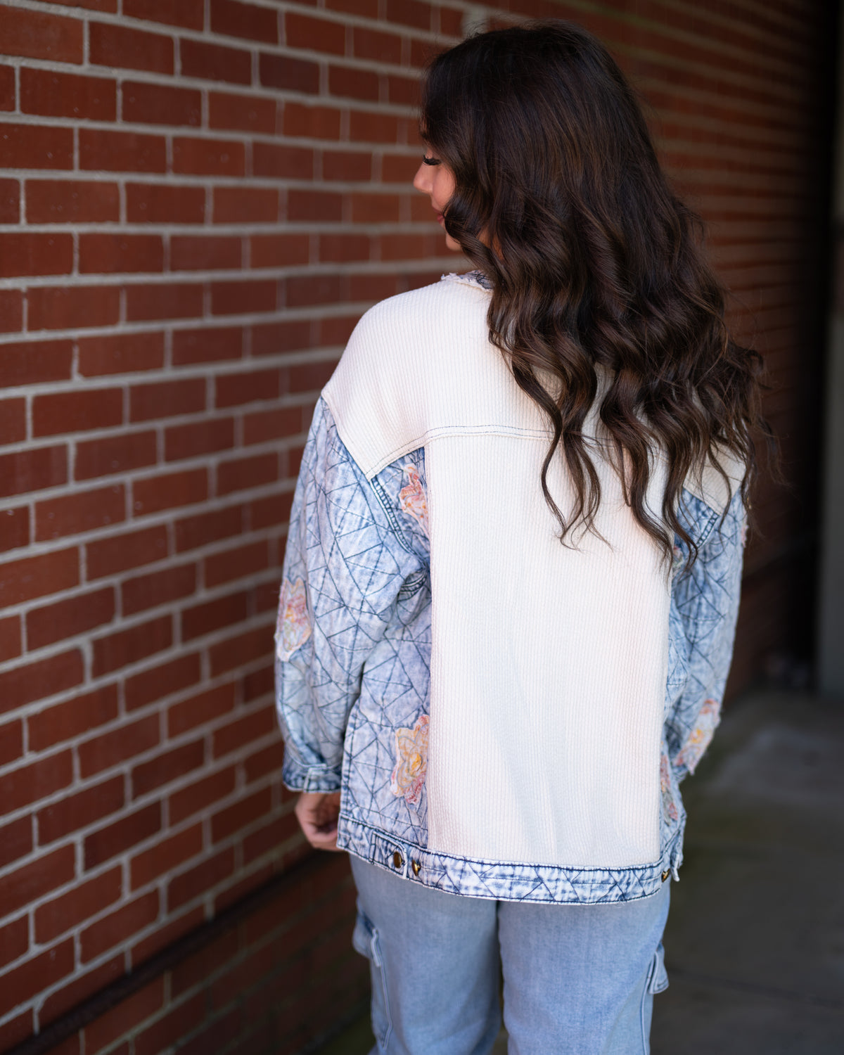 POL Quilted Patchwork Jacket