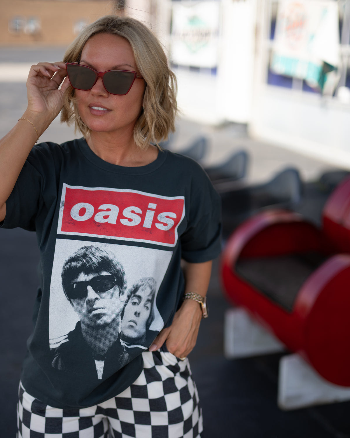 Daydreamer Licensed Oasis Liam & Noel Merch Tee